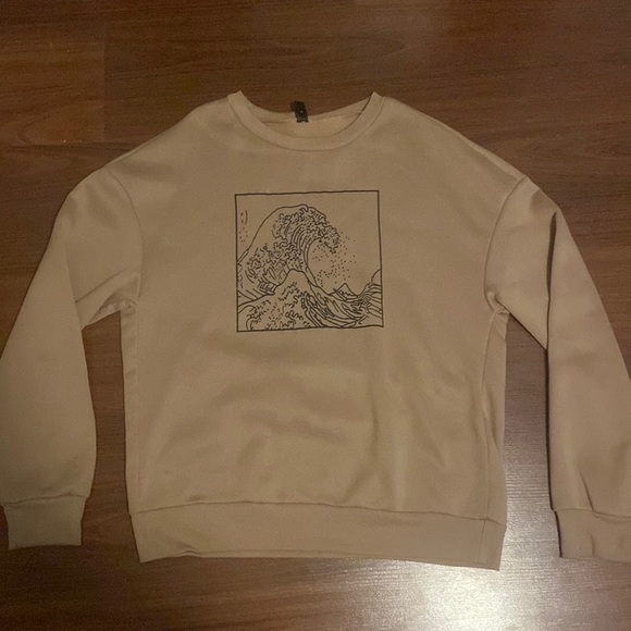 SHEIN Sweaters - Women’s wave print Crewneck